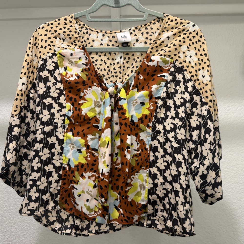 Cabi Patchwork Top - M - image 3